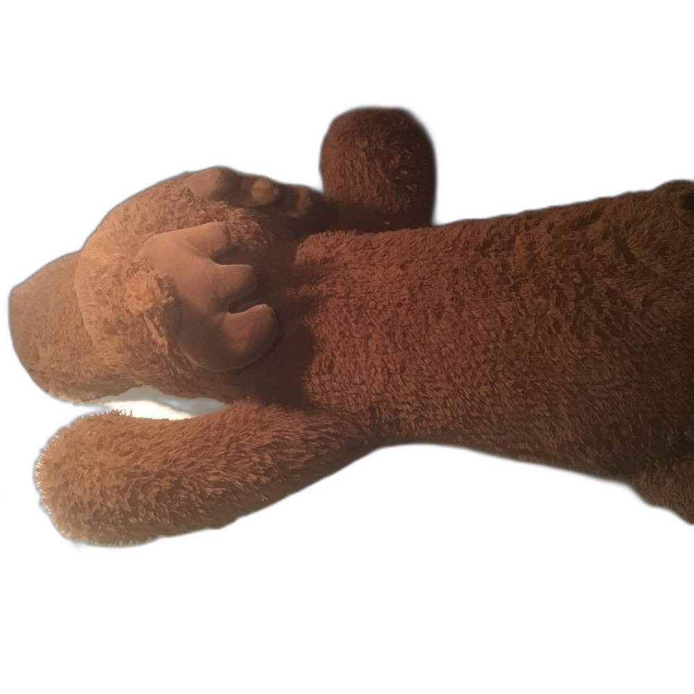 Giant 3.5 Foot Plush Reindeer Floor Pillow Stuffed Animal Oversized Jumbo Moose